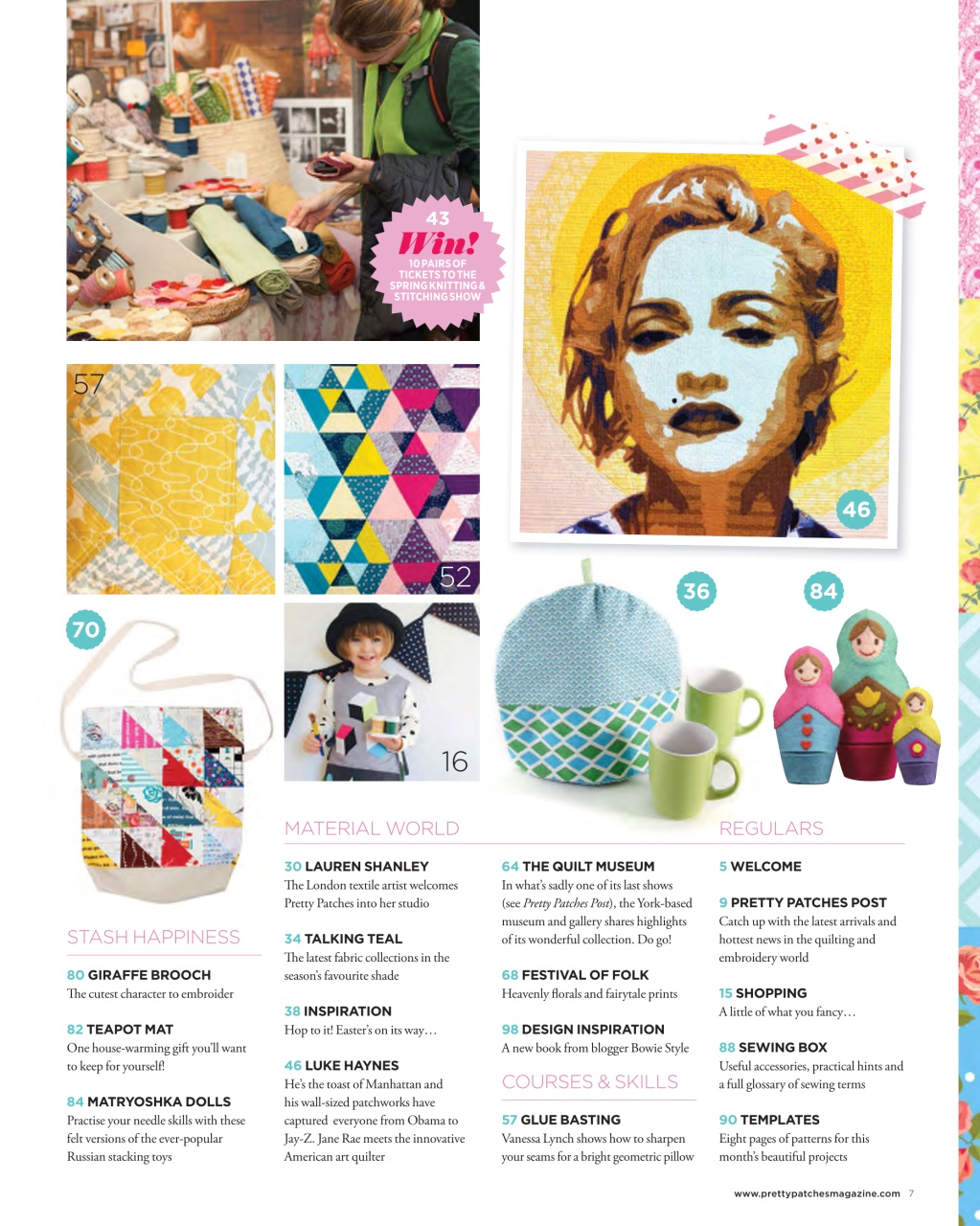Pretty Patches Magazine Preview Pages