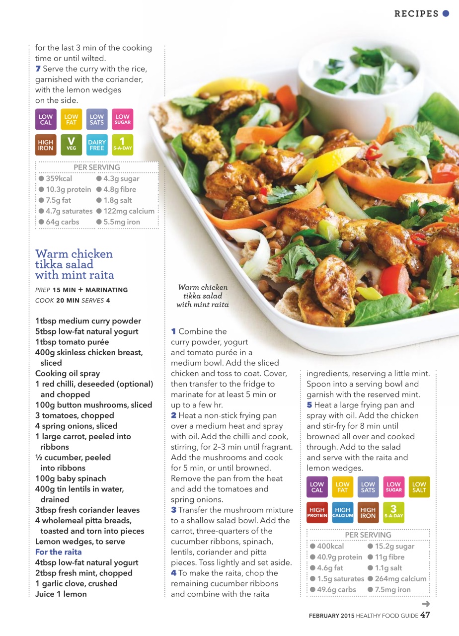 Healthy Food Guide Preview Pages