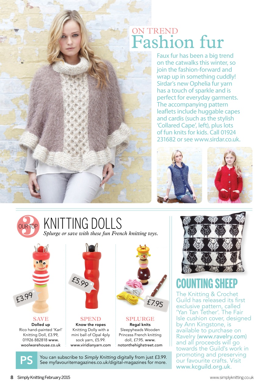 Simply Knitting Preview Pages