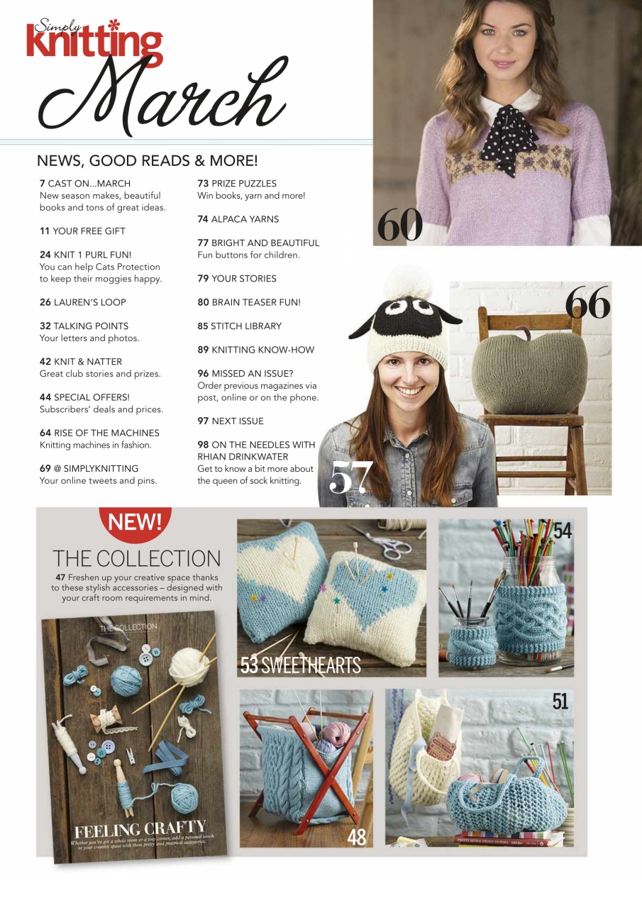 Simply Knitting Preview Pages