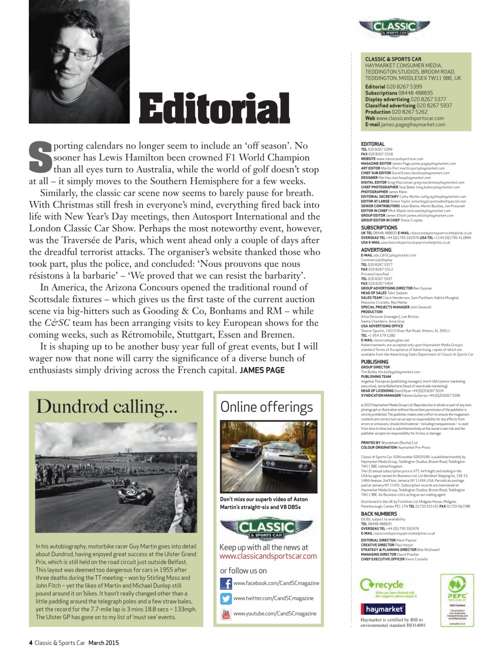 Classic & Sports Car Preview Pages