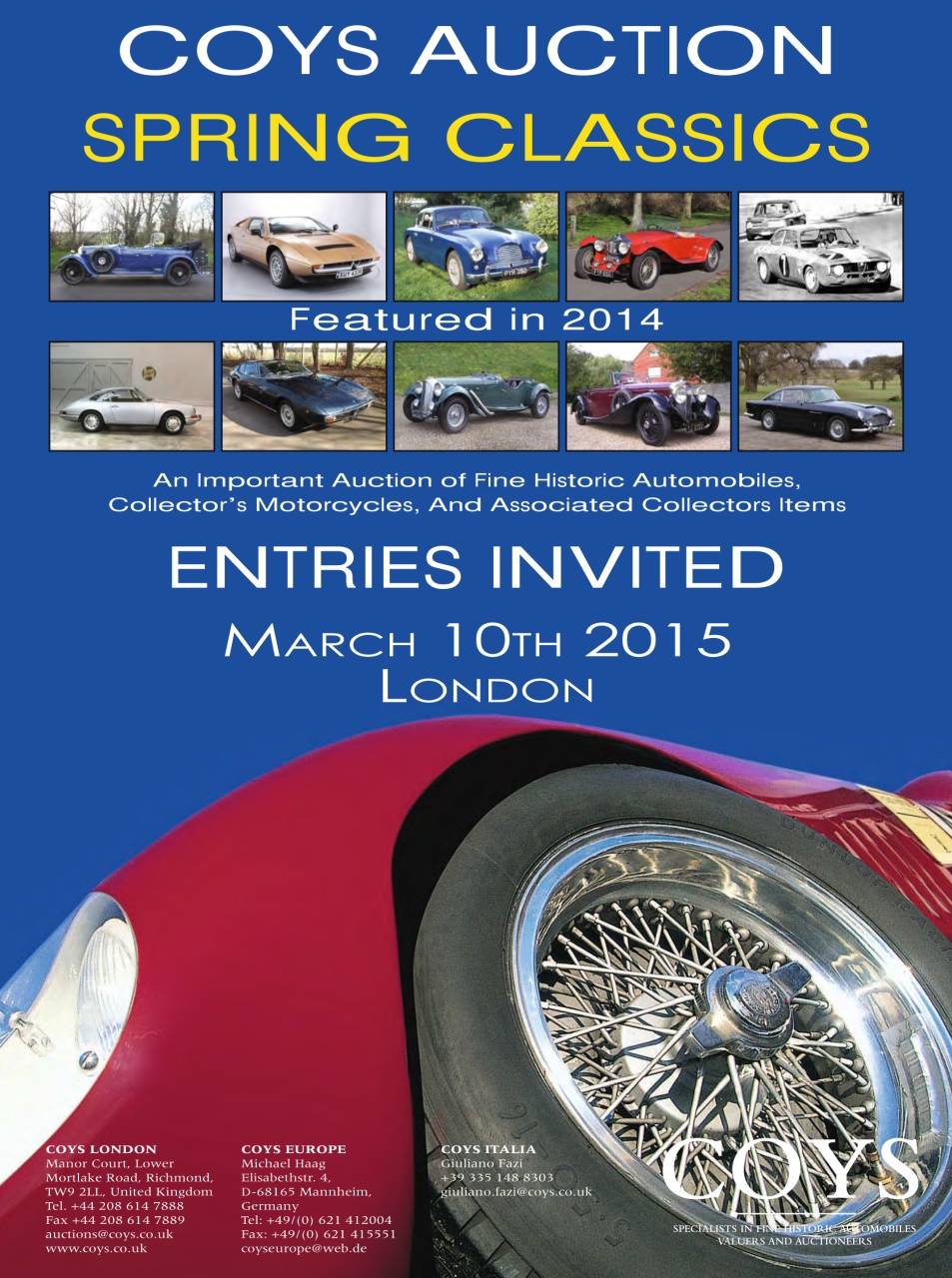 Classic & Sports Car Preview Pages