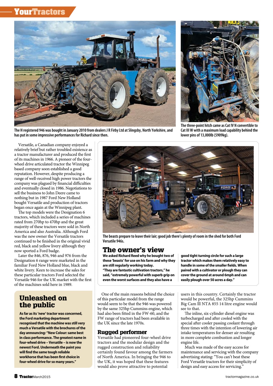 Tractor & Farming Heritage Magazine Preview Pages