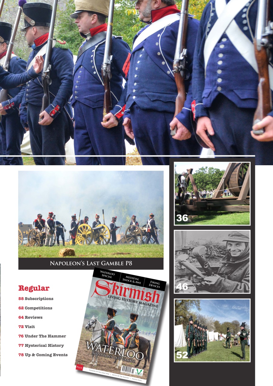 Skirmish Living History Preview Pages