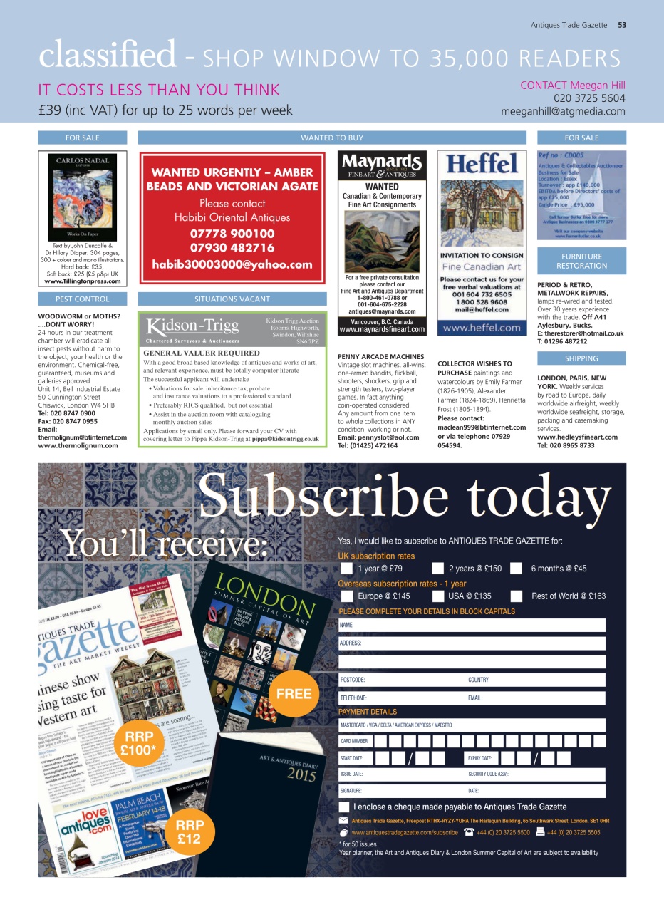Antiques Trade Gazette Preview Pages