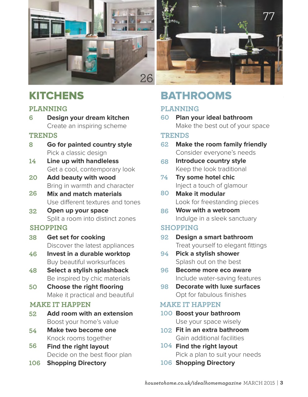 Ideal Home Preview Pages