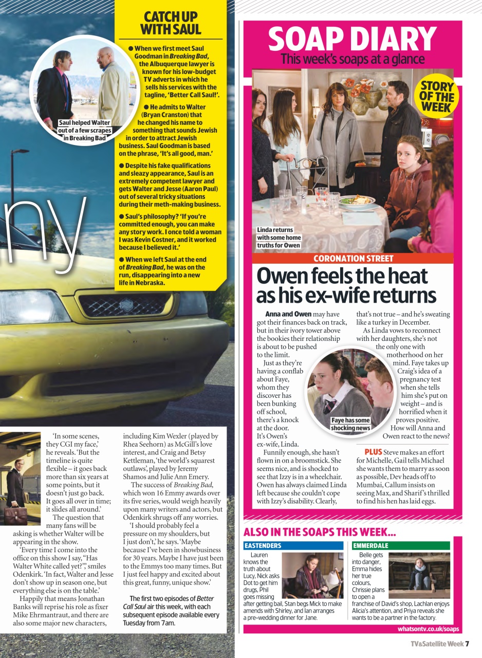 TV & Satellite Week Preview Pages