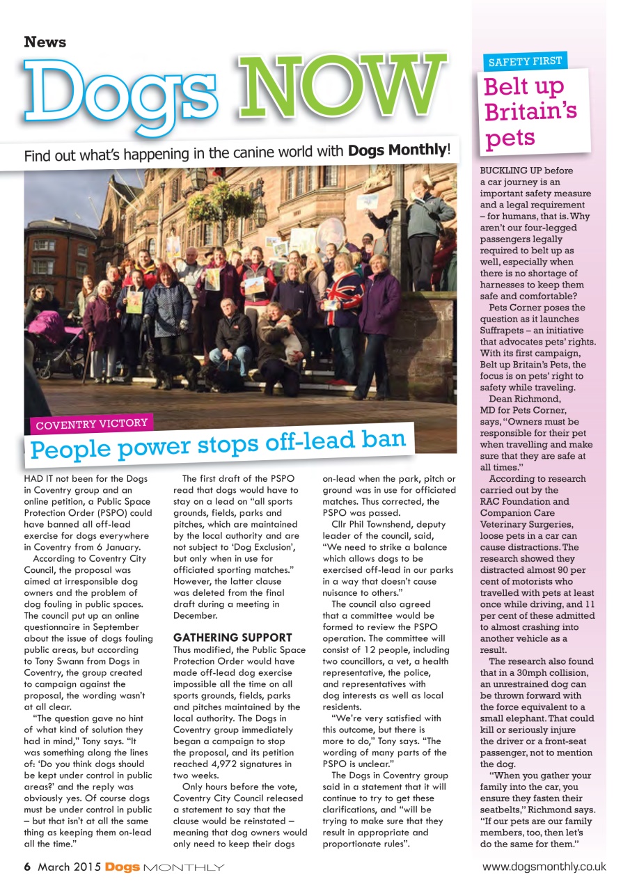 Dogs Monthly Preview Pages