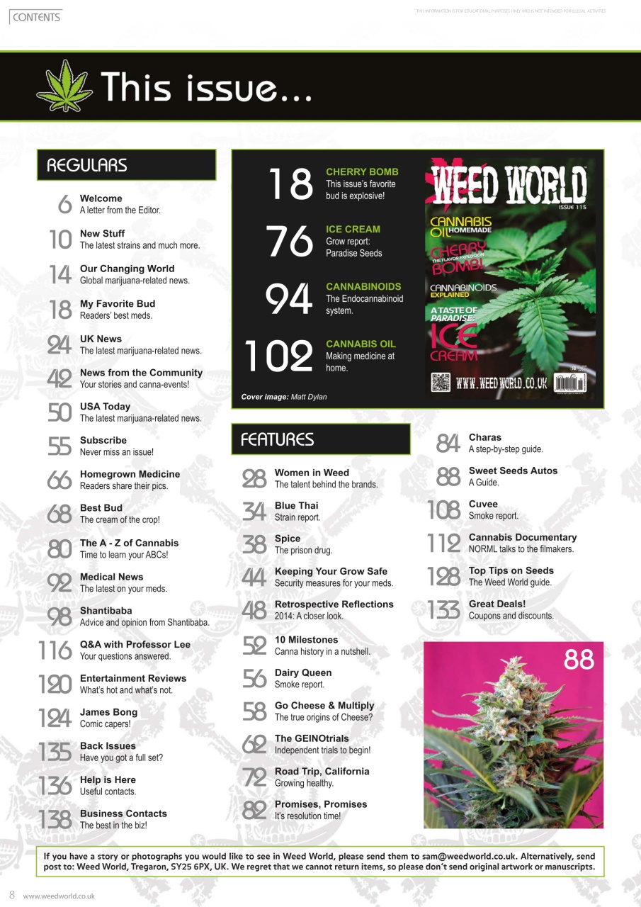 Weed World Preview Pages