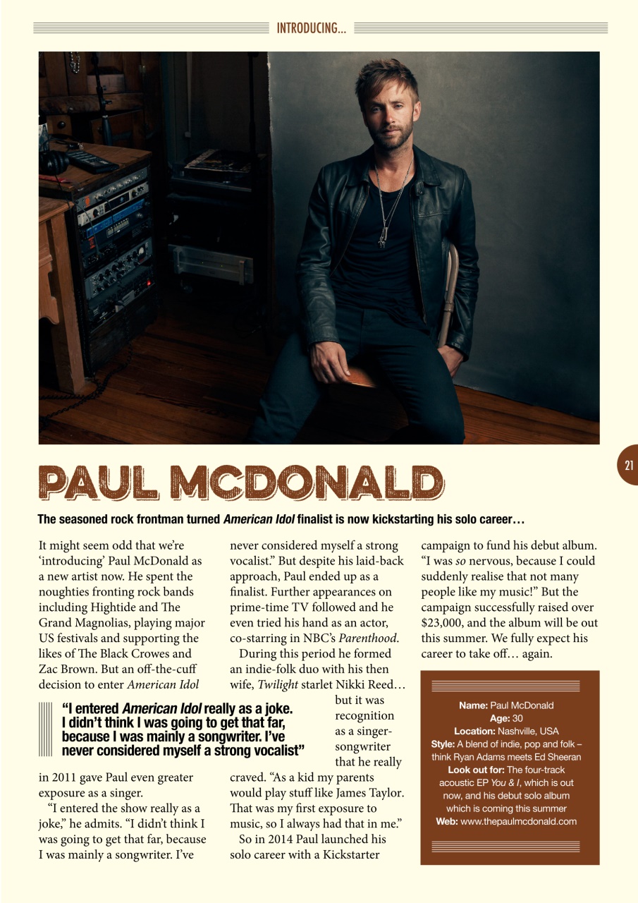 Songwriting Magazine Preview Pages