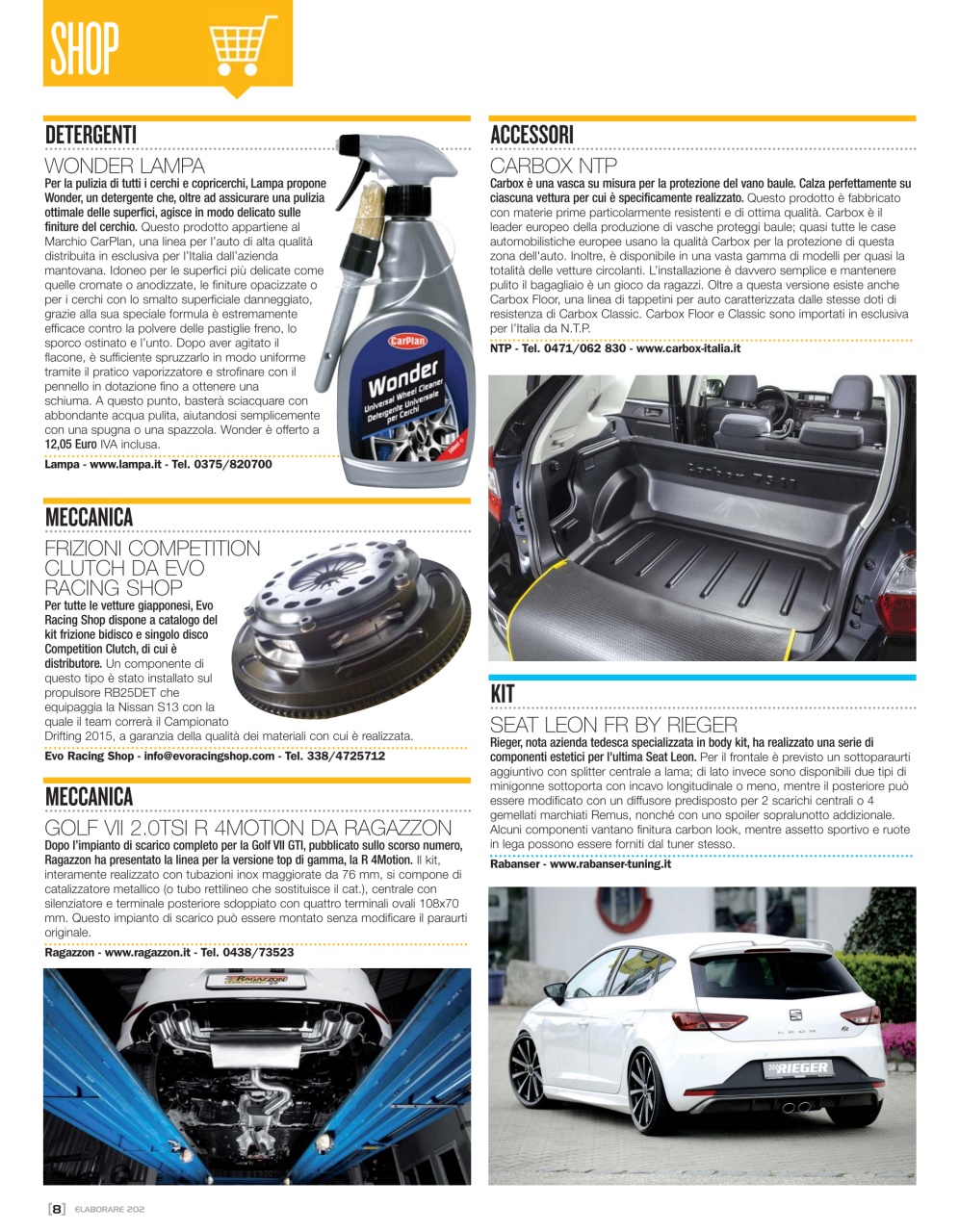 Elaborare GT Tuning Preview Pages