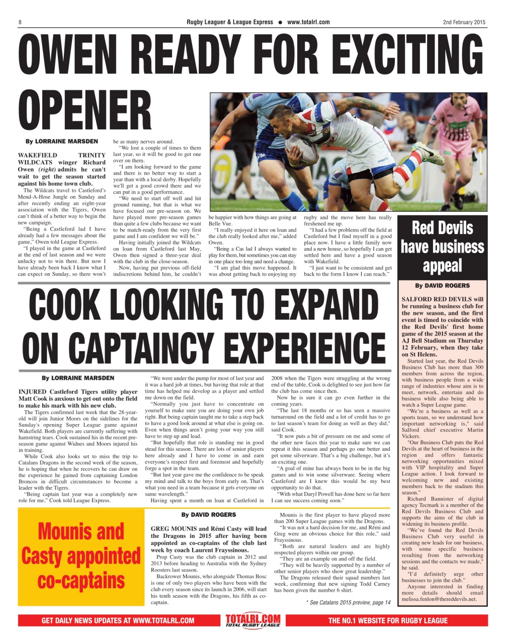 League Express Preview Pages