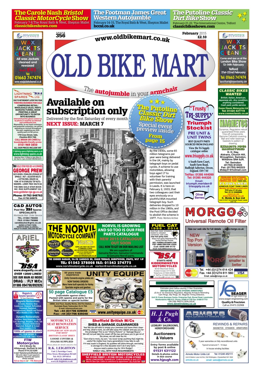 Old Bike Mart Preview Pages