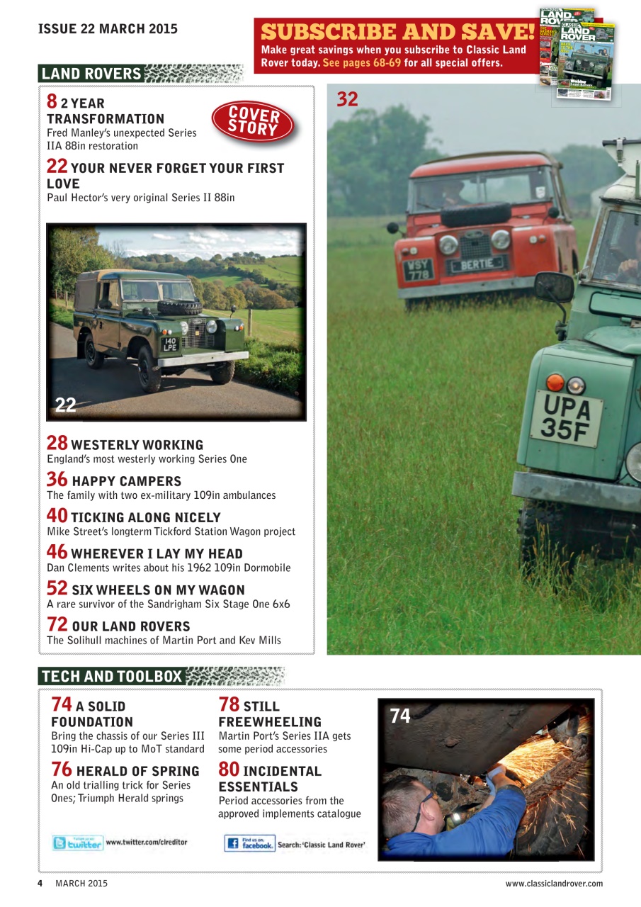 Classic Land Rover Magazine Preview Pages