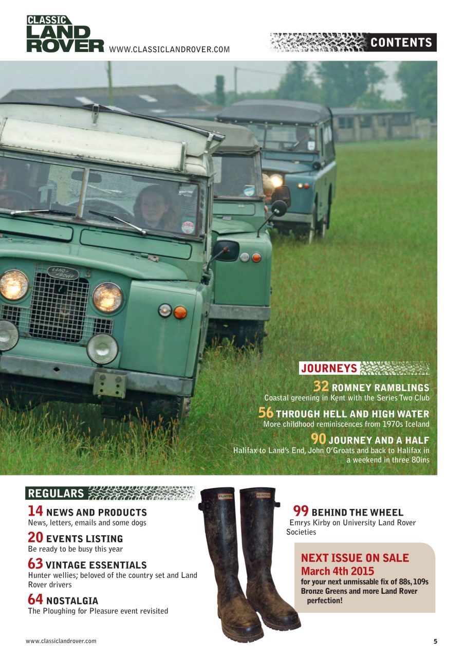Classic Land Rover Magazine Preview Pages