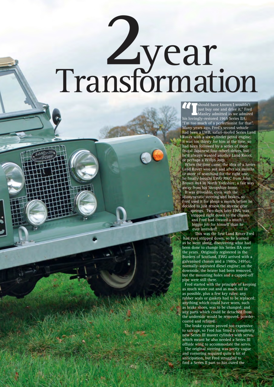 Classic Land Rover Magazine Preview Pages