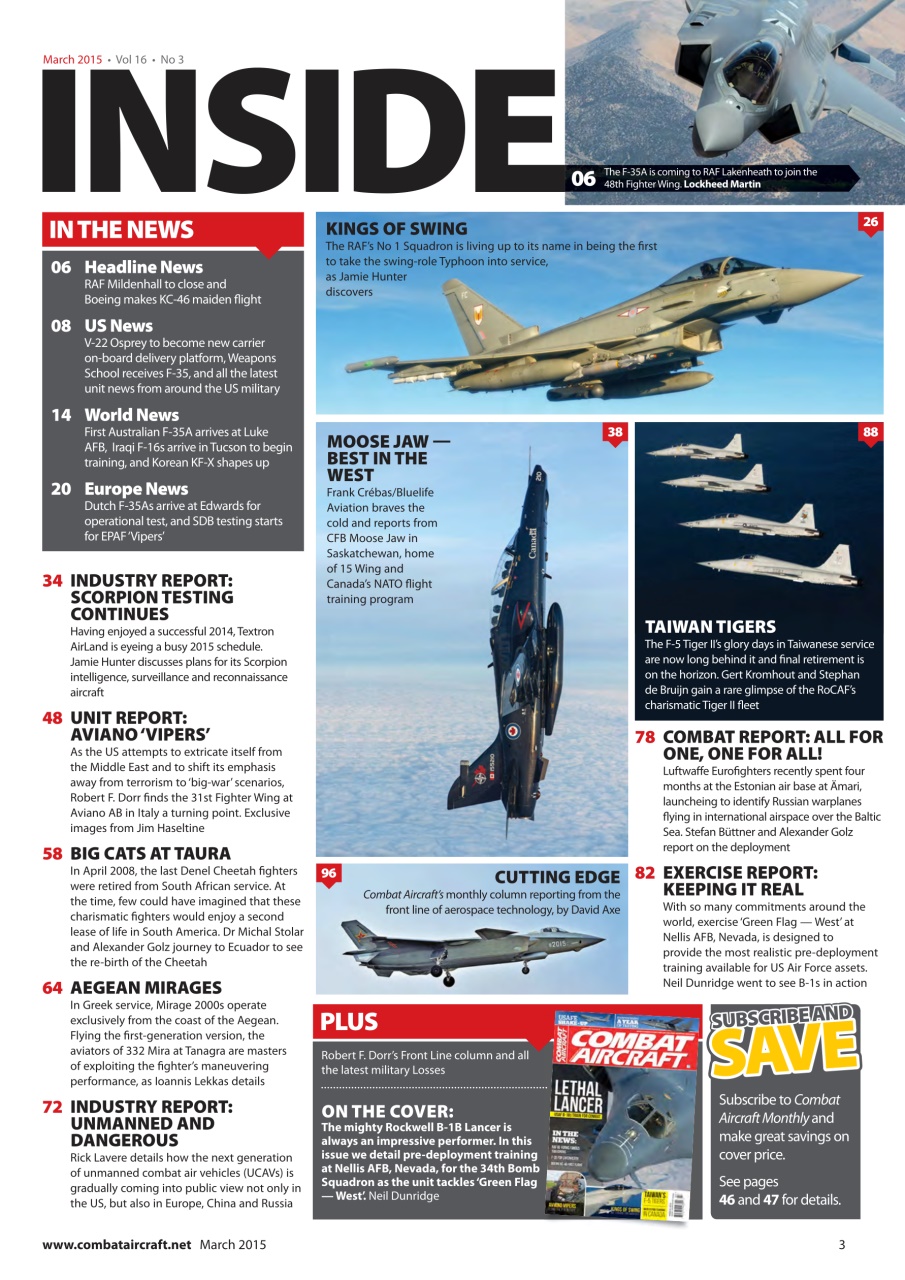 Combat Aircraft Journal Preview Pages