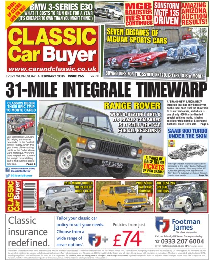 Classic Car Buyer issue 