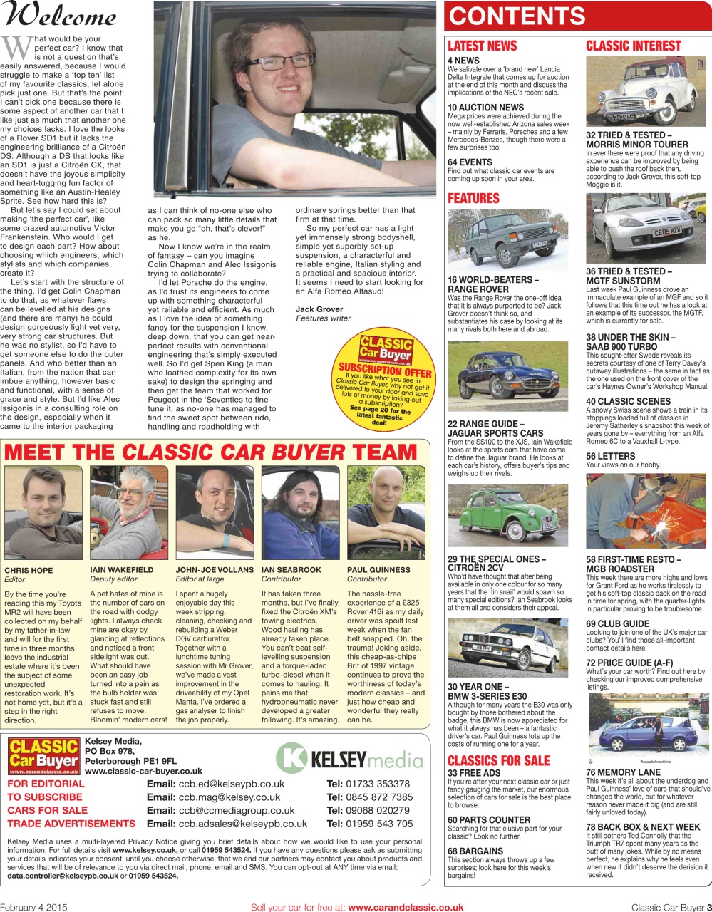 Classic Car Buyer Preview Pages
