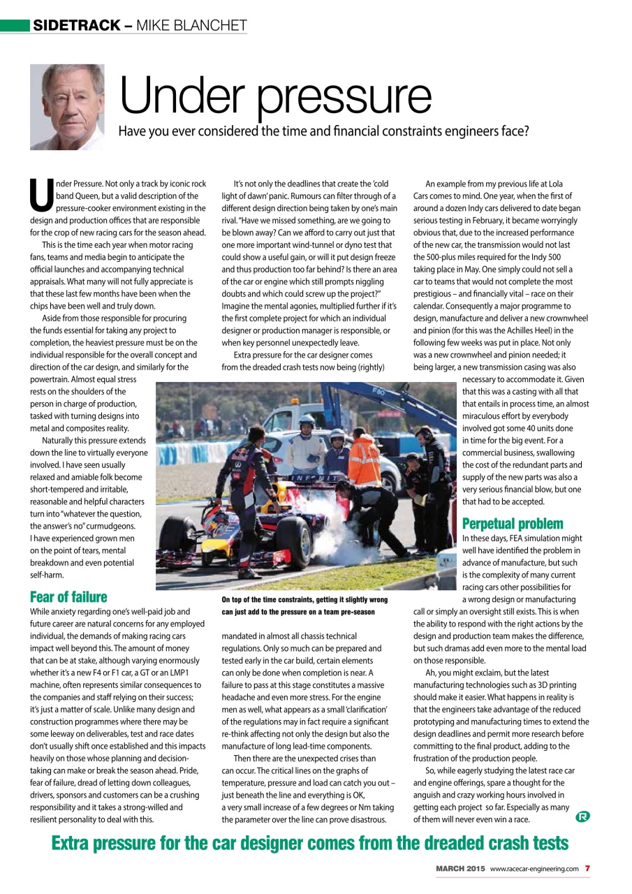 Racecar Engineering Preview Pages