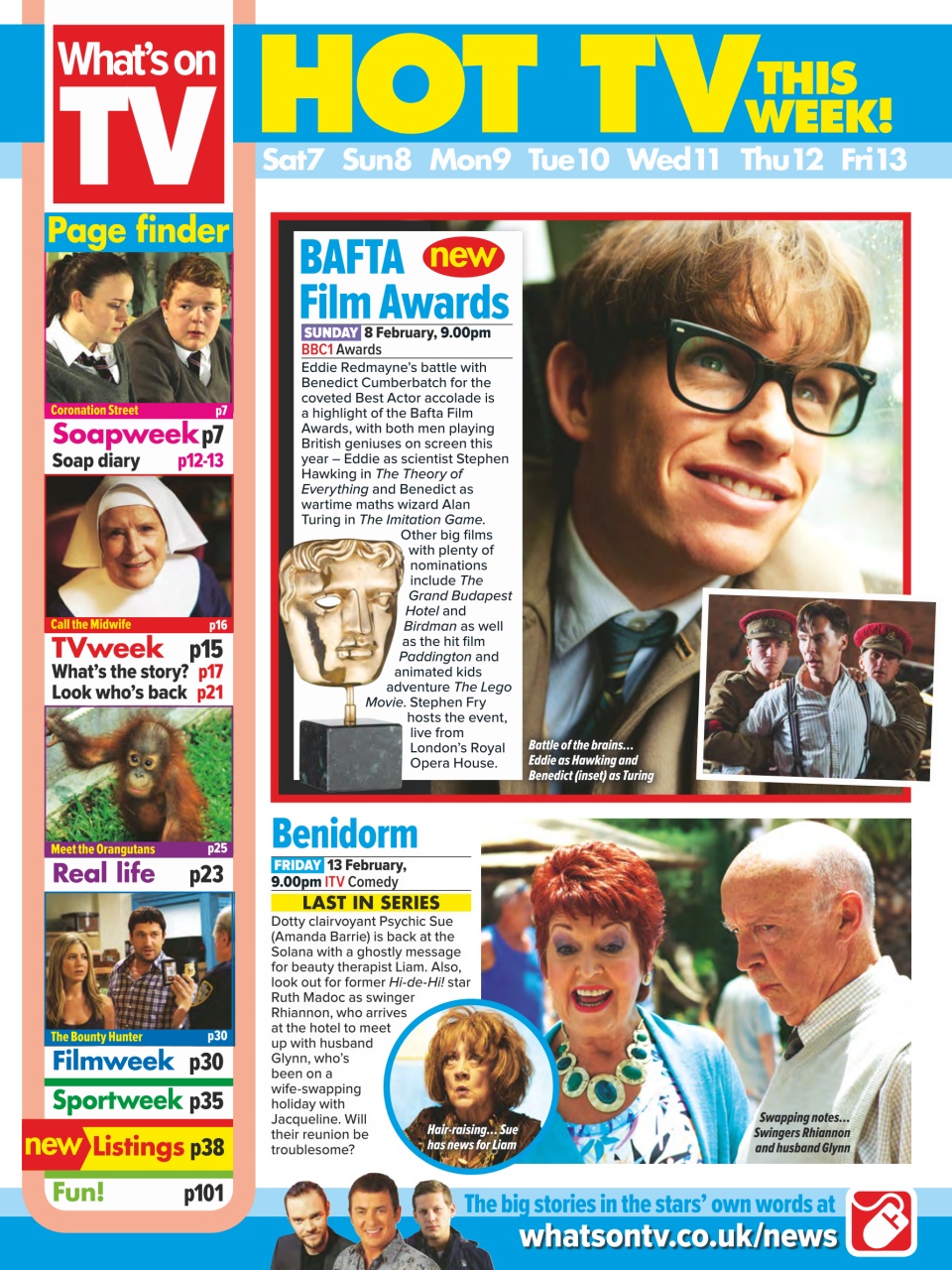 What's on TV Preview Pages