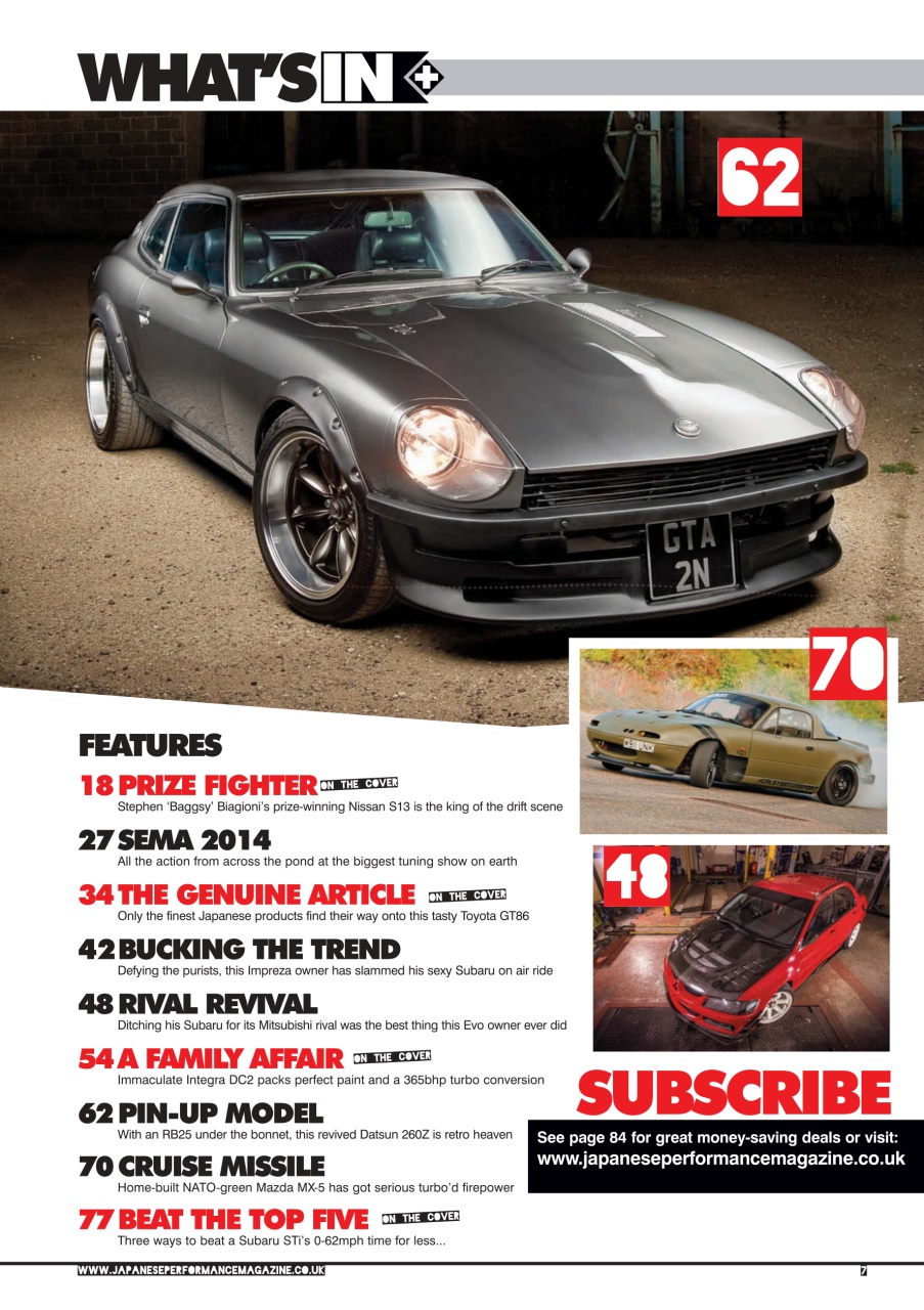 Japanese Performance Preview Pages