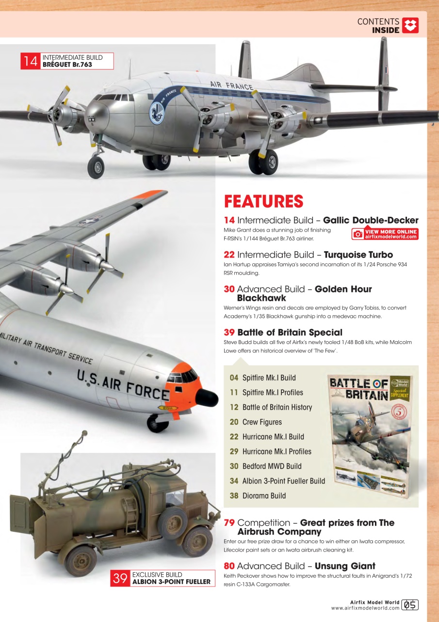Airfix Model World Preview Pages