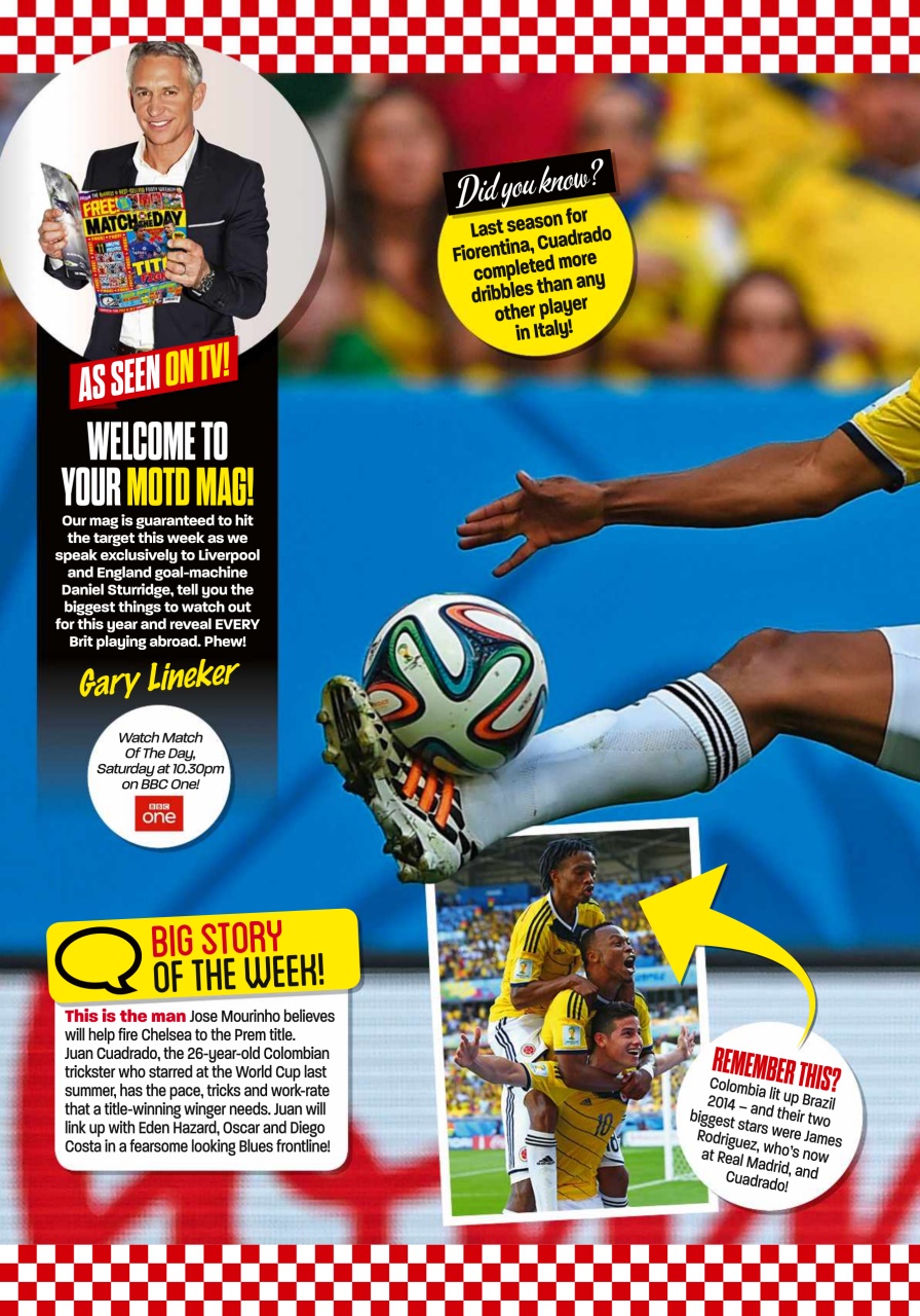 Match of the Day Preview Pages