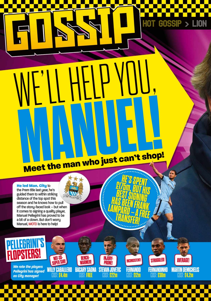 Match of the Day Preview Pages