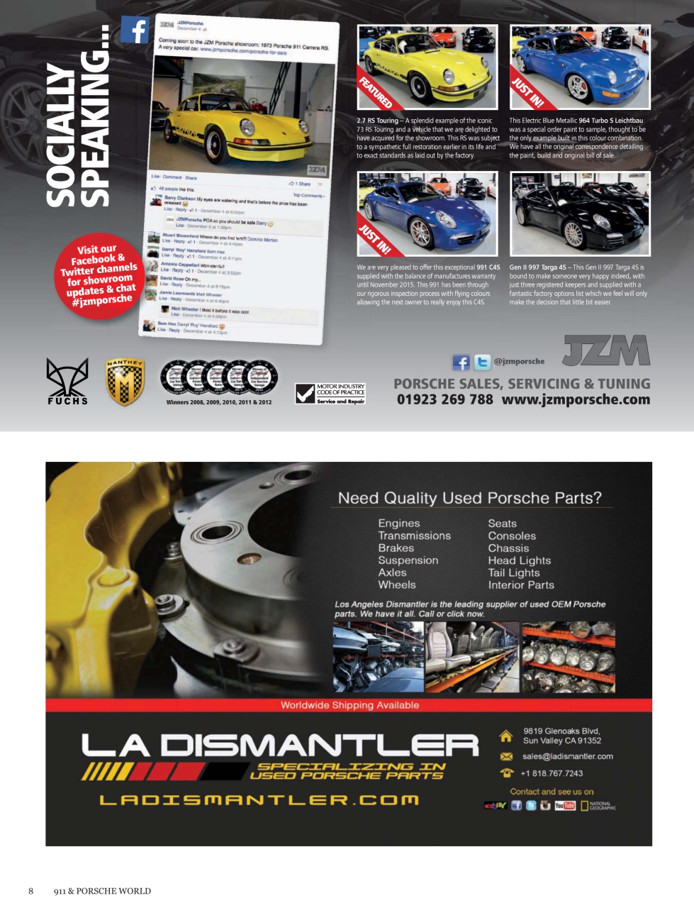 911 & Porsche World Preview Pages