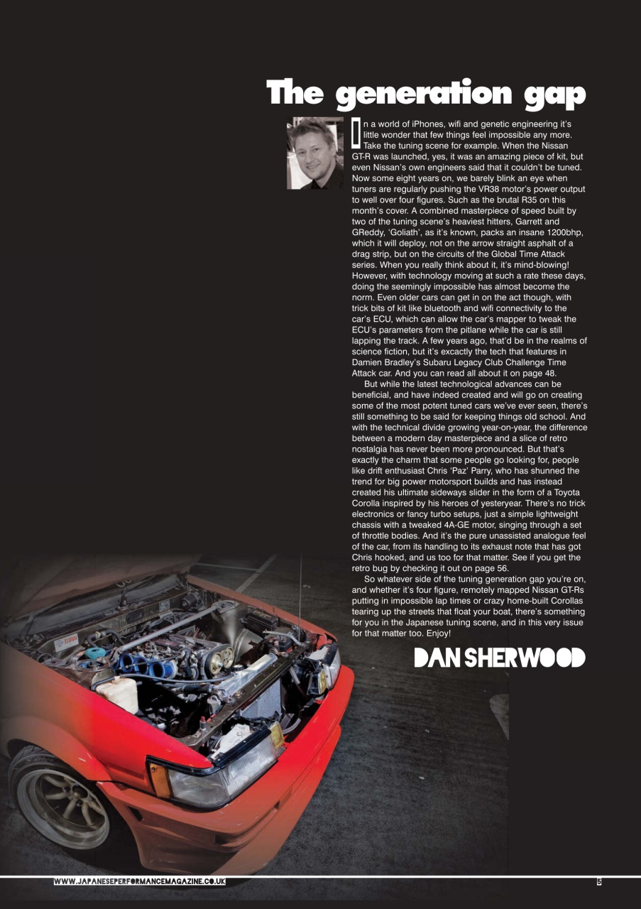 Japanese Performance Preview Pages