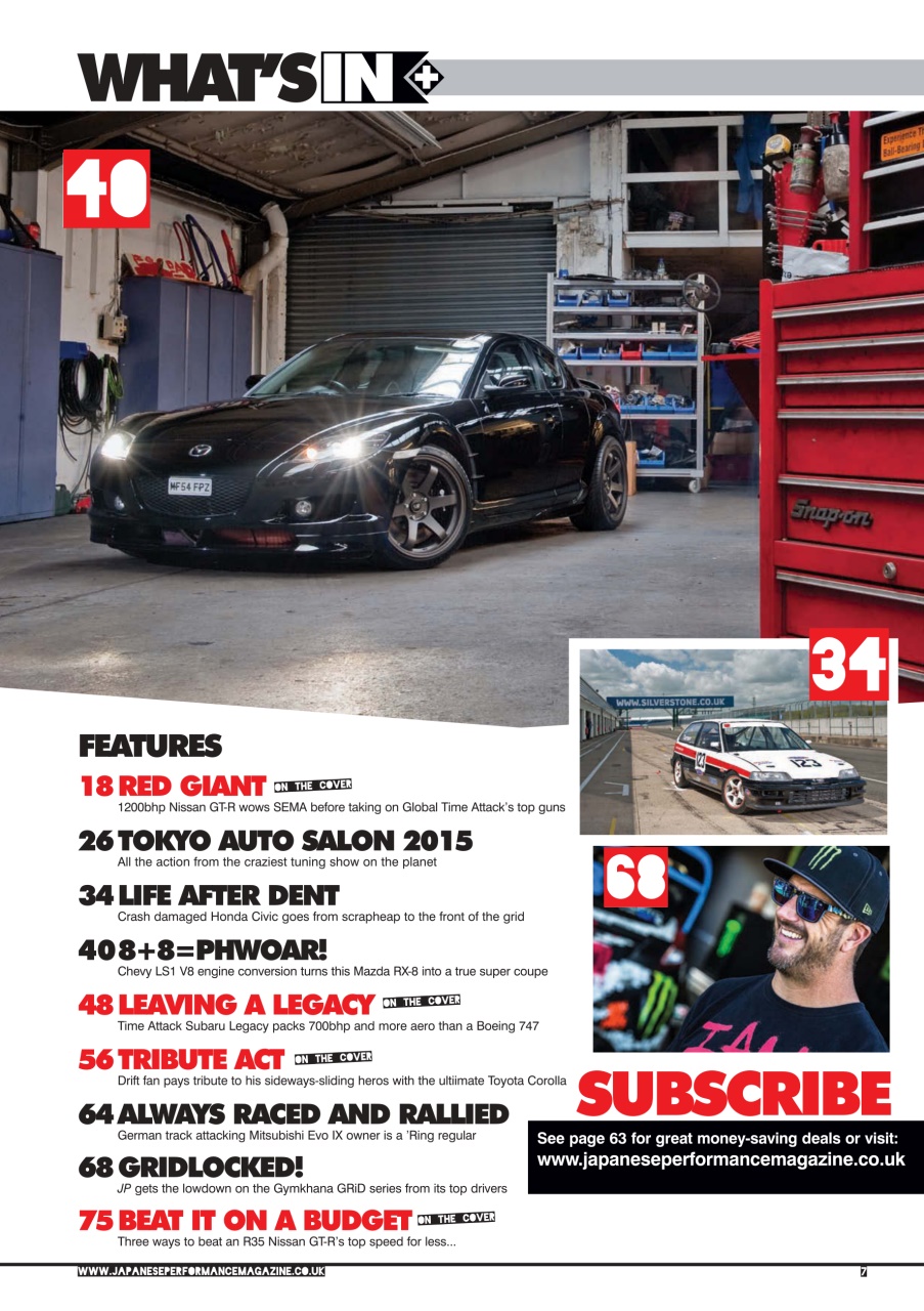 Japanese Performance Preview Pages