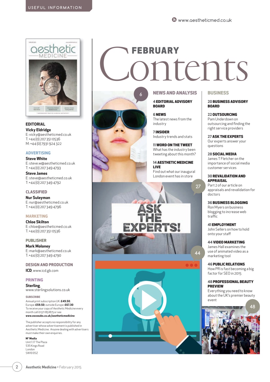 Aesthetic Medicine Preview Pages