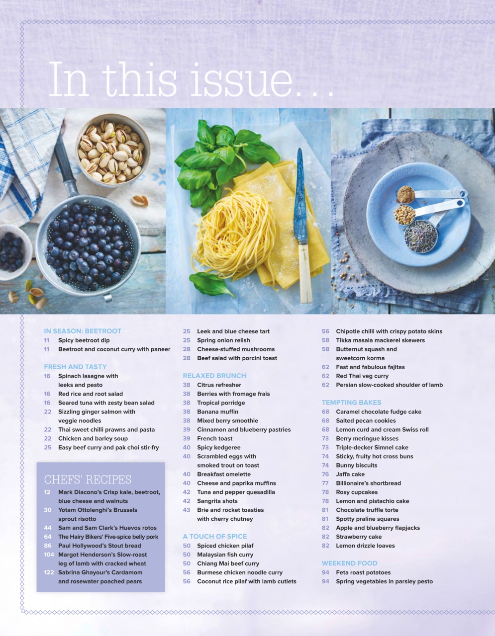 Woman & Home Feel Good Food Preview Pages