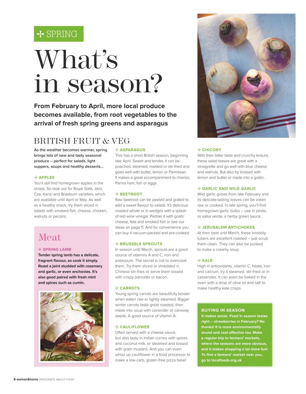 Woman & Home Feel Good Food Preview Pages