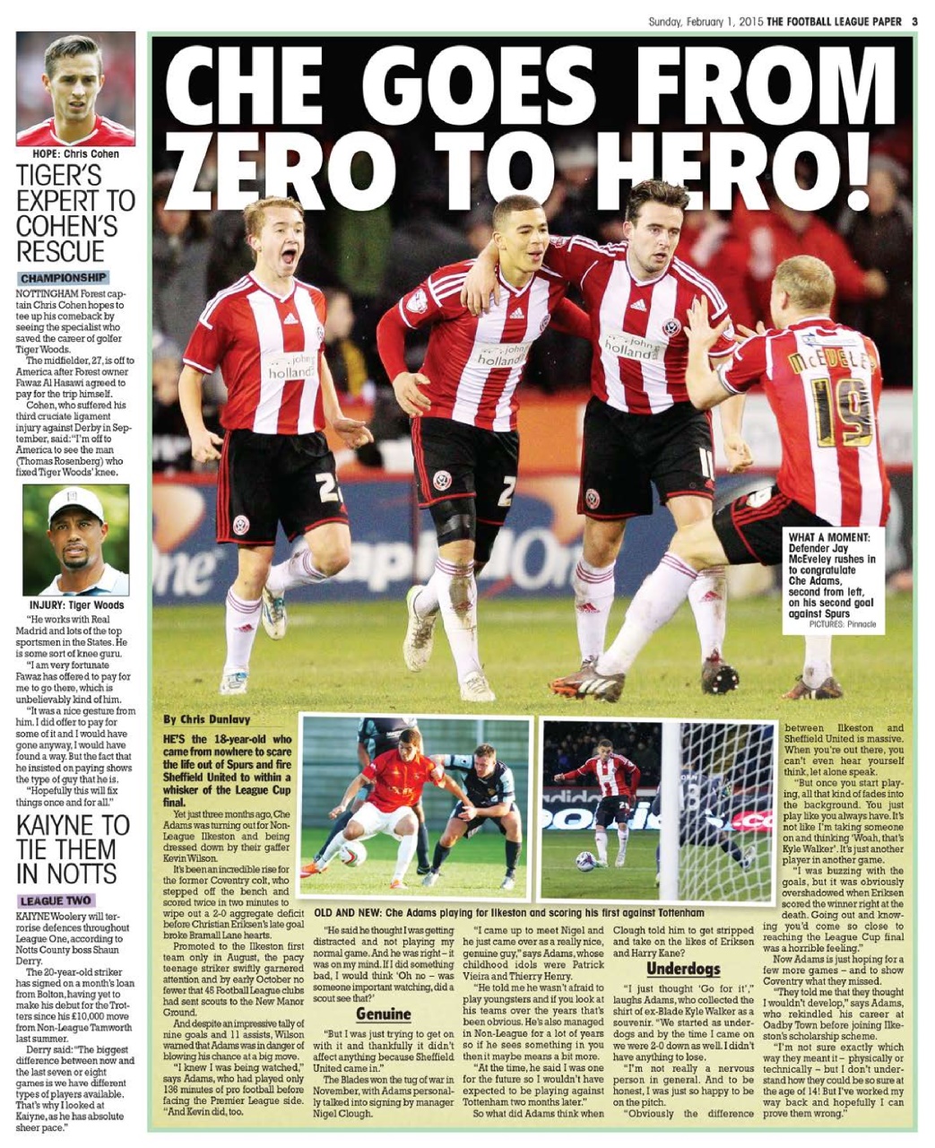 The Football League Paper Preview Pages