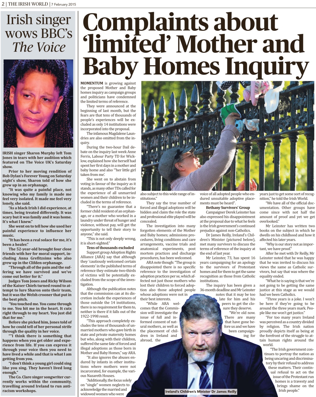 Irish World Preview Pages