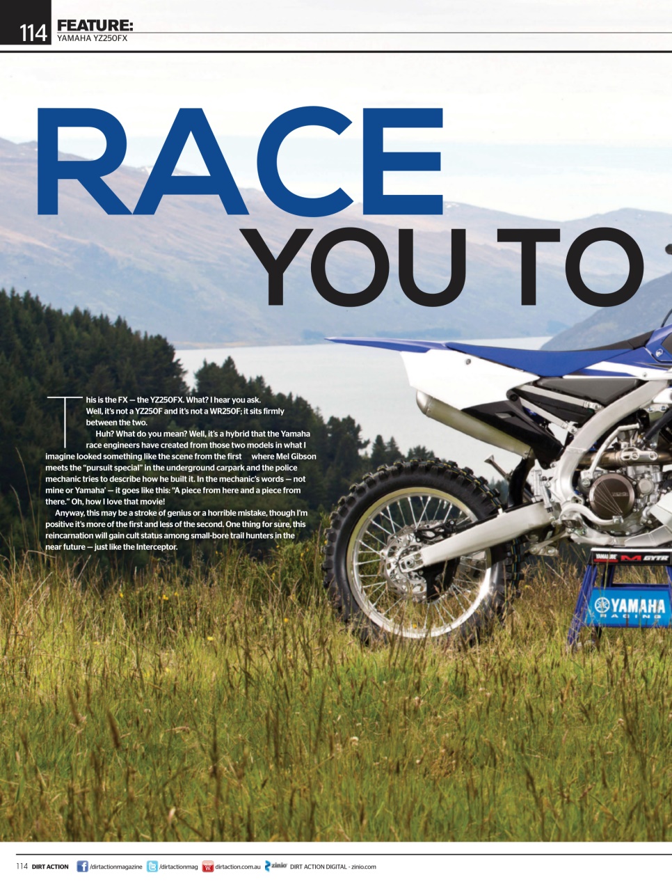 Dirt Action Preview Pages