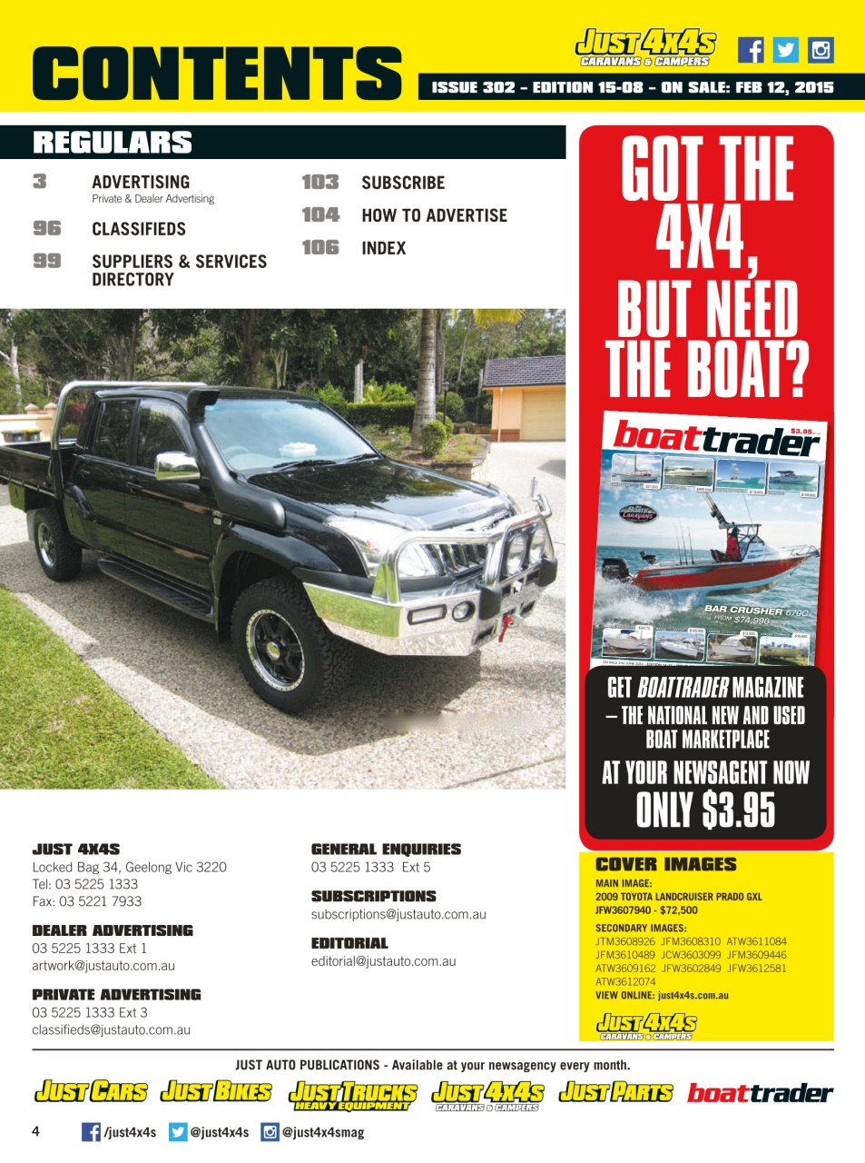 JUST 4X4S Preview Pages