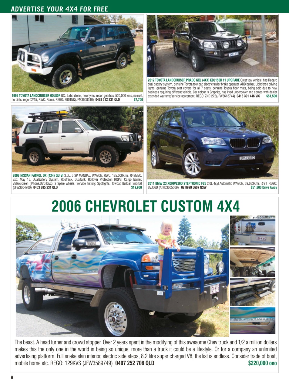 JUST 4X4S Preview Pages