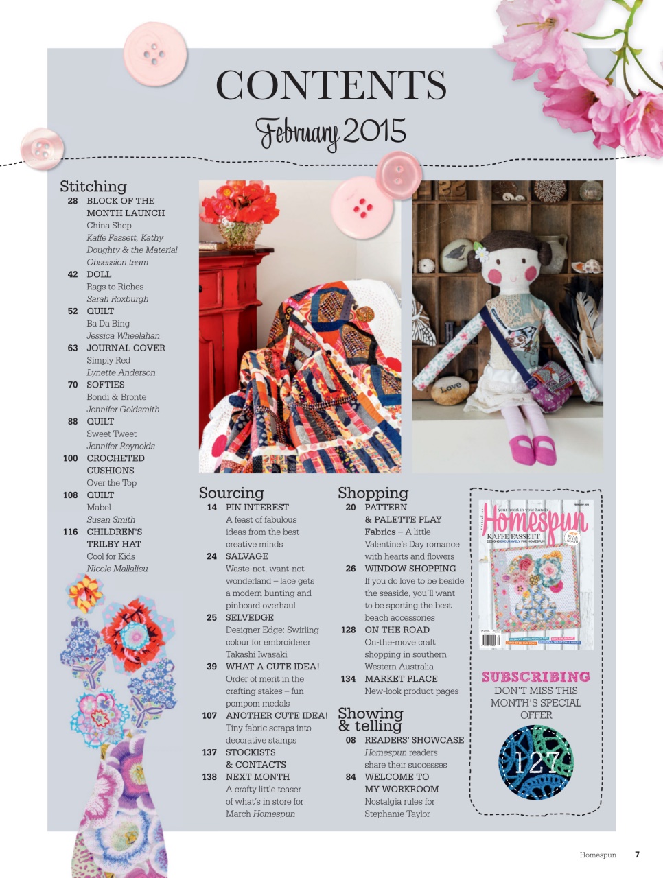 Homespun Preview Pages