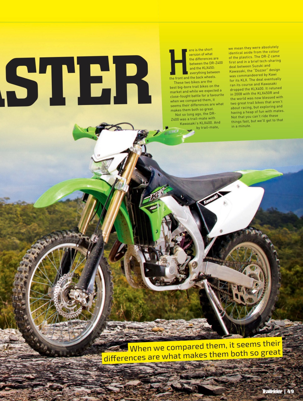 Trailrider Preview Pages