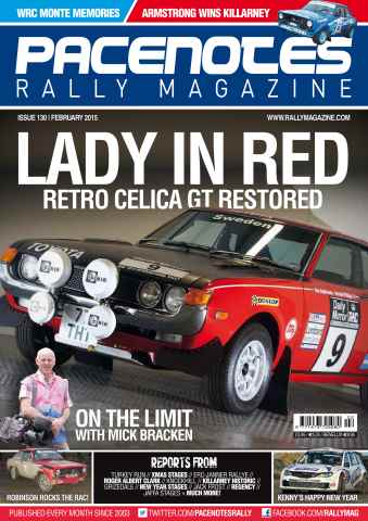 Pacenotes Rally magazine issue Issue 130 - February 2015