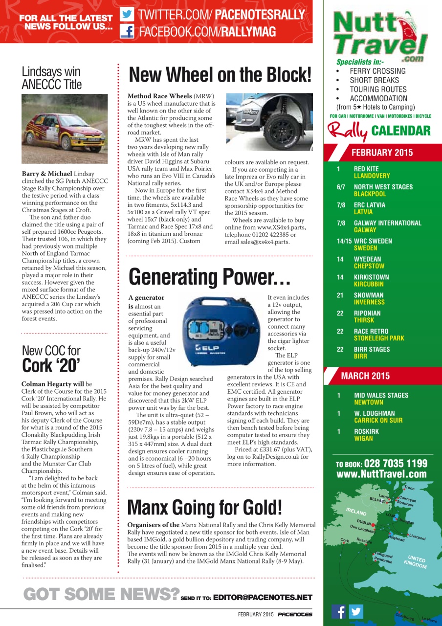 Pacenotes Rally magazine Preview Pages