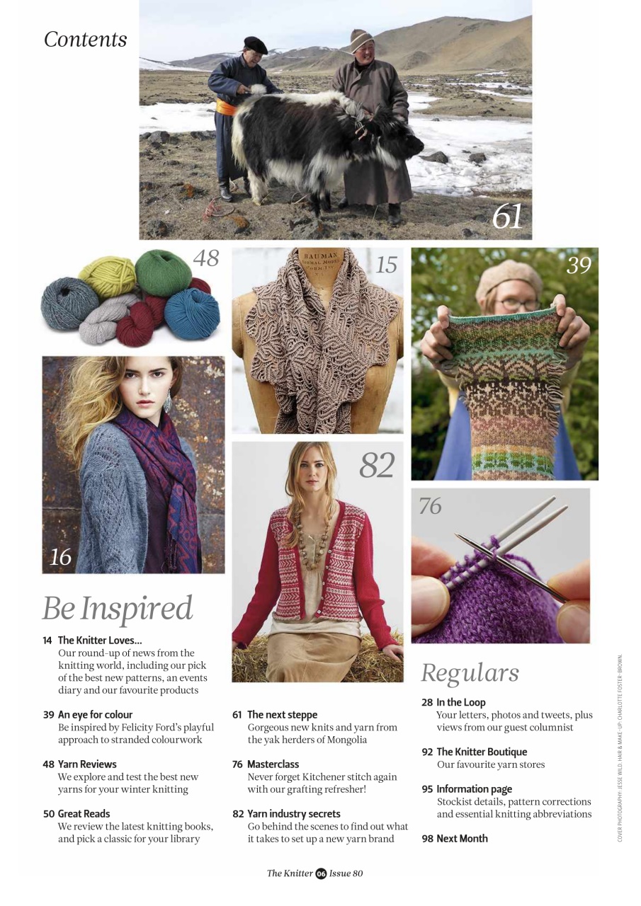 The Knitter Preview Pages