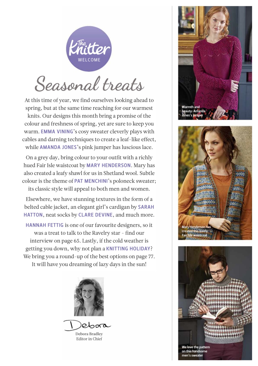 The Knitter Preview Pages