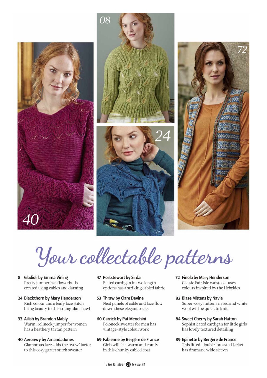 The Knitter Preview Pages