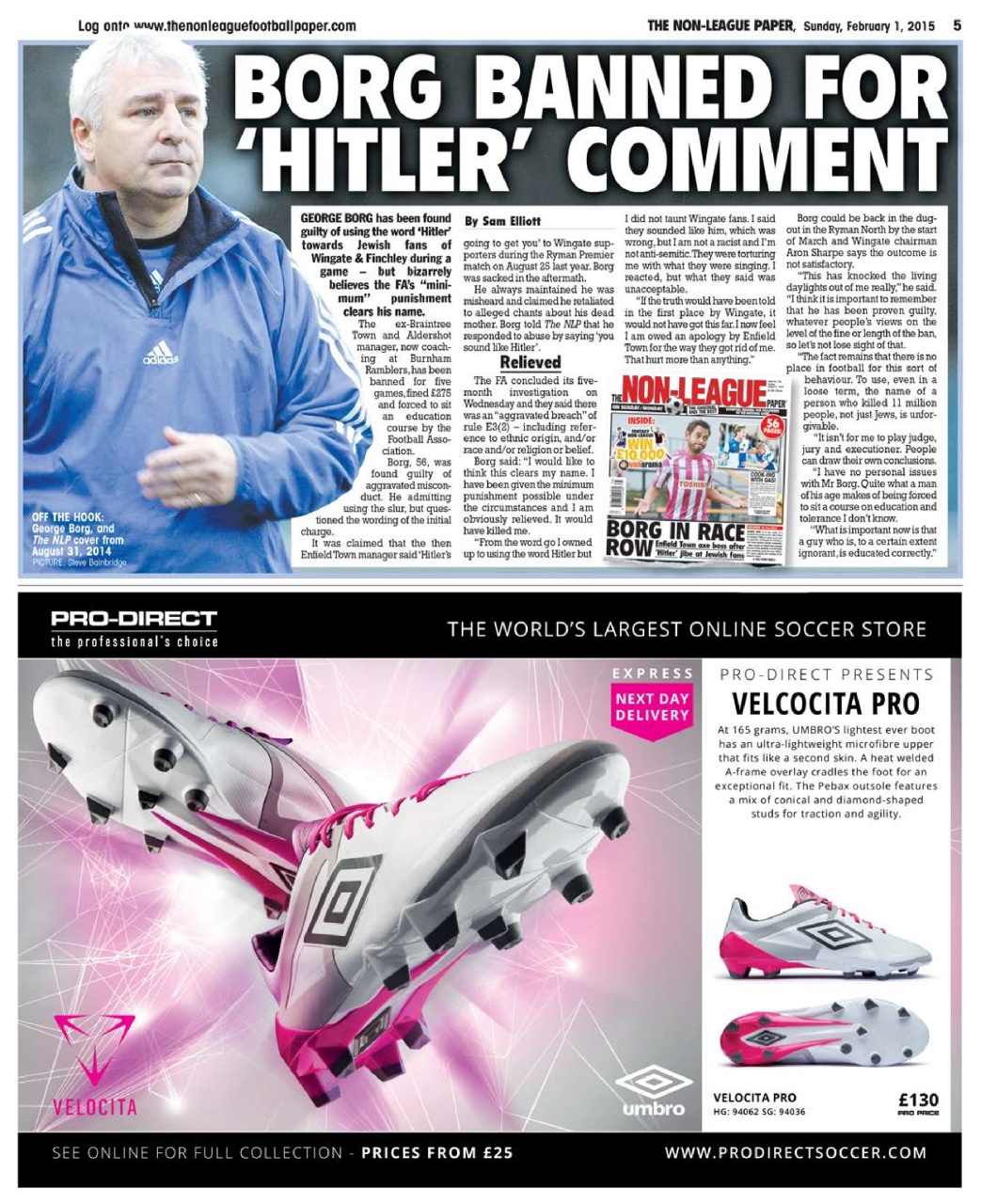 The Non-League Football Paper Preview Pages