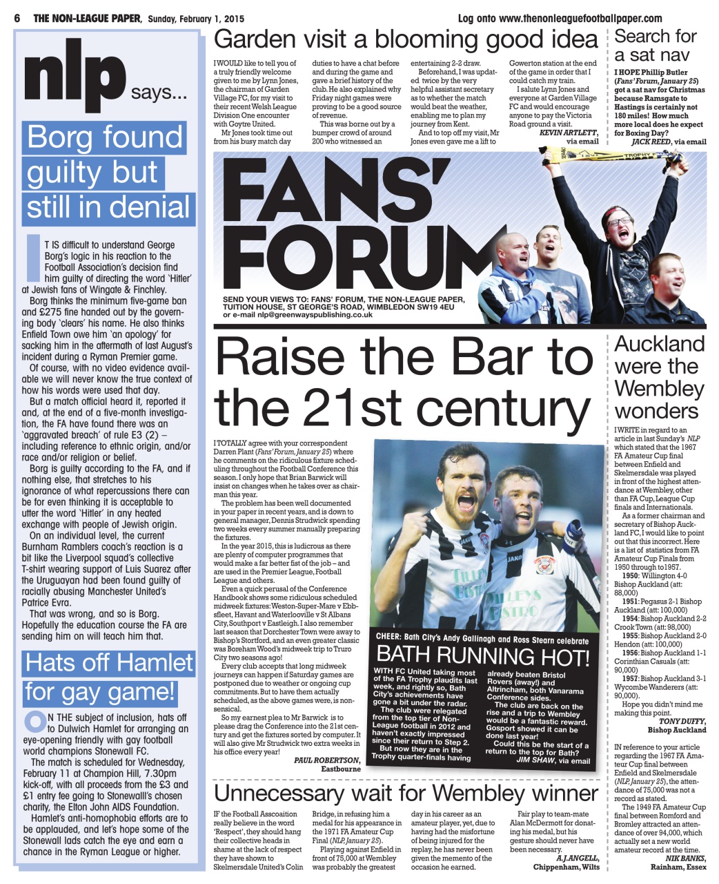 The Non-League Football Paper Preview Pages