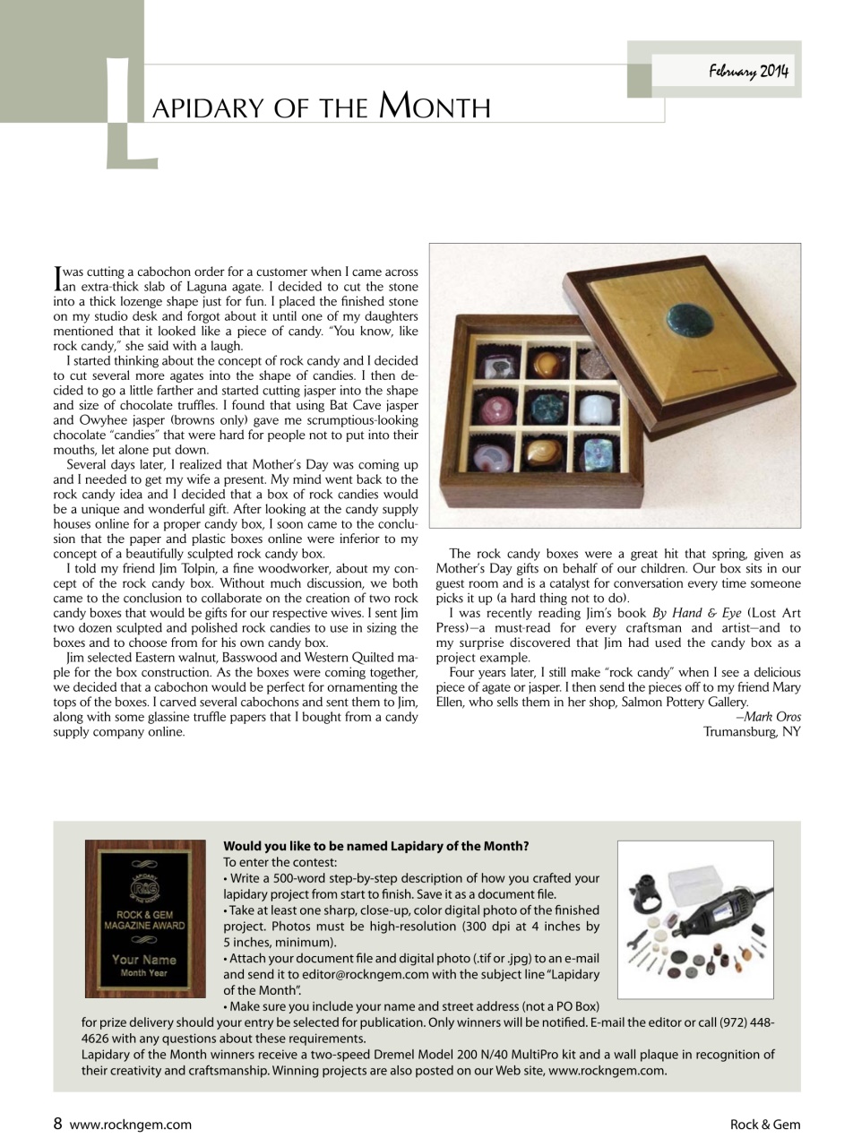 Rock&Gem Magazine Preview Pages